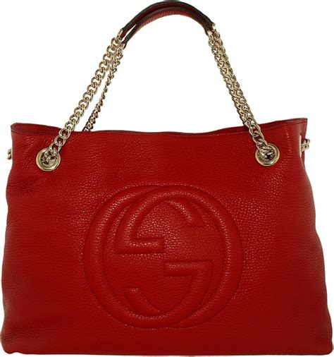 borsa soho grande pelle rossa gucci|Gucci borse da donna.